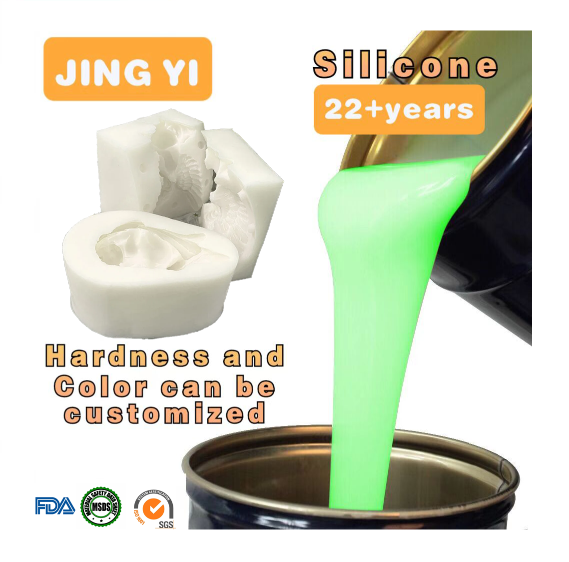 New Discount Silicone Rubber Concrete Mould Making Silicone Cement Mold Stamping Floor Overlay Concrete