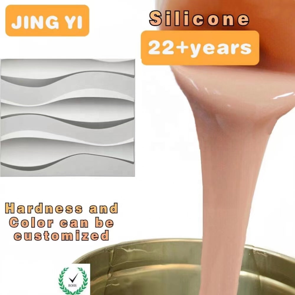 2024 Popular Transparent Silicone Liquid Rubber for Ceiling Wall Molds Making Curing at Room Temperature Rtv Silicone