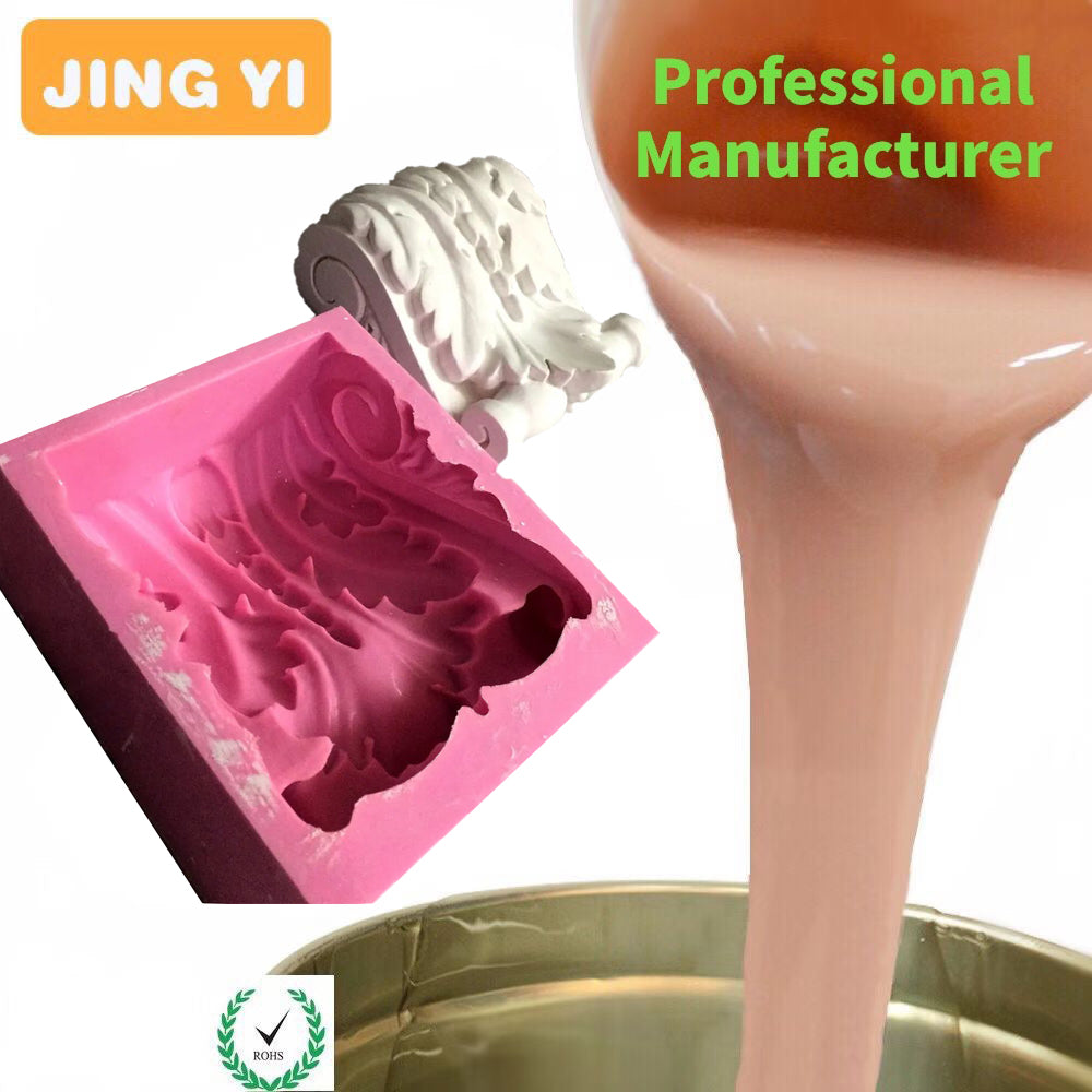 Liquid Rtv Silicone for Gypsum Molds Casting Chinese Factory Fast Delivery Excellent Elongation Liquid Molding Silicone Rubber