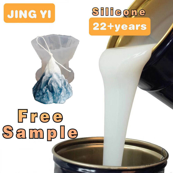 Curing at Room Temperature Transparent Silicone Rubber for Epoxy Resin Casting Mold DIY Craft Candle Mold Rubber Liquid Silicone