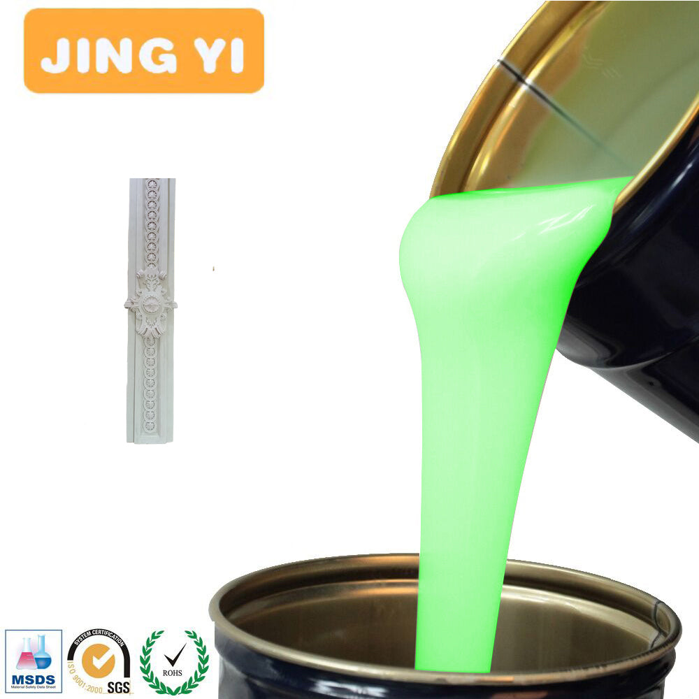 High Quality Transparent Liquid Silicone for Plaster Embossed Mold Making European Style Gypsum Ceiling Mold New Silicone Rubber