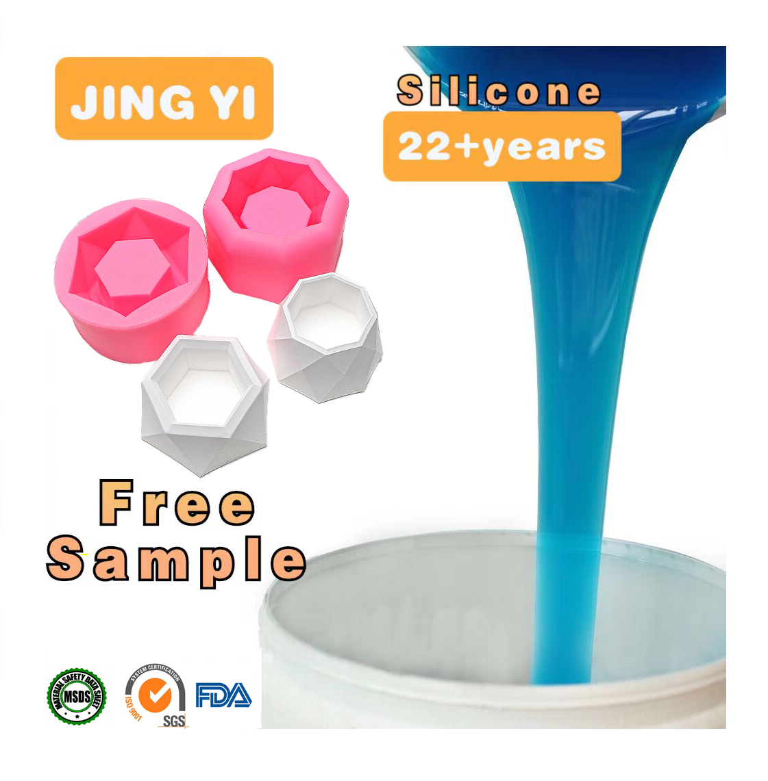 New Material Plaster Decoration Silicone Mold Rtv2 Liquid Rubber Tin Cure Make Craft Gypsum Wall Rubber Mold Silicone Liquid