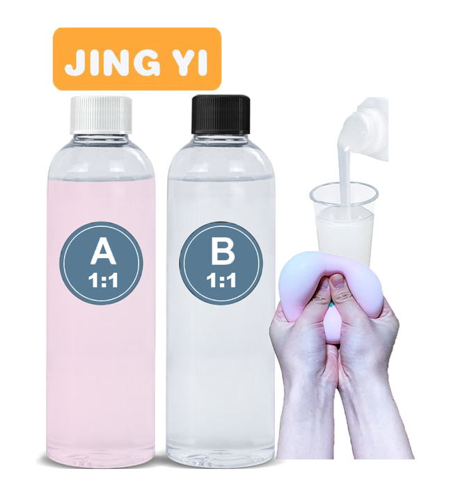 Wholesale Food Grade Super Soft RTV 2 Liquid Silicone Rubber for Sensory Toys Making Stress Relief Toys Manufacturing Material