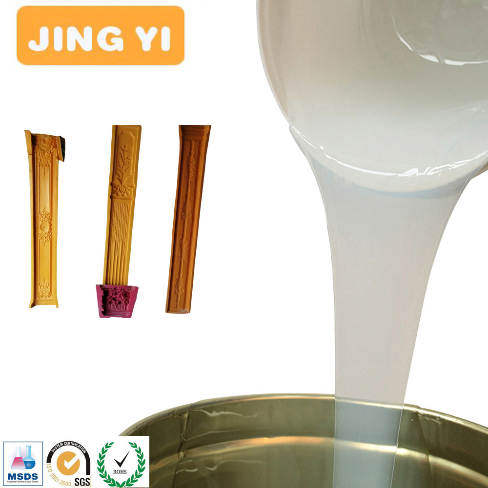 Hot Selling Transparent Liquid Silicone for Ceiling Border 3D Relief Cornice Mold Making 2024 High Quality RTV 2 Silicone Rubber