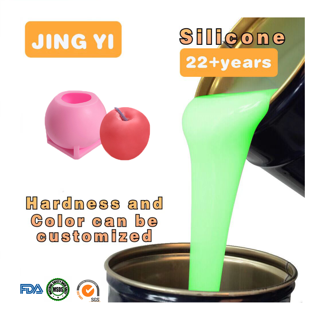 Year Best Discount Price of Liquid RTV Selling Durable Liquid Silicone Rubber for for Candle Products Mold Making