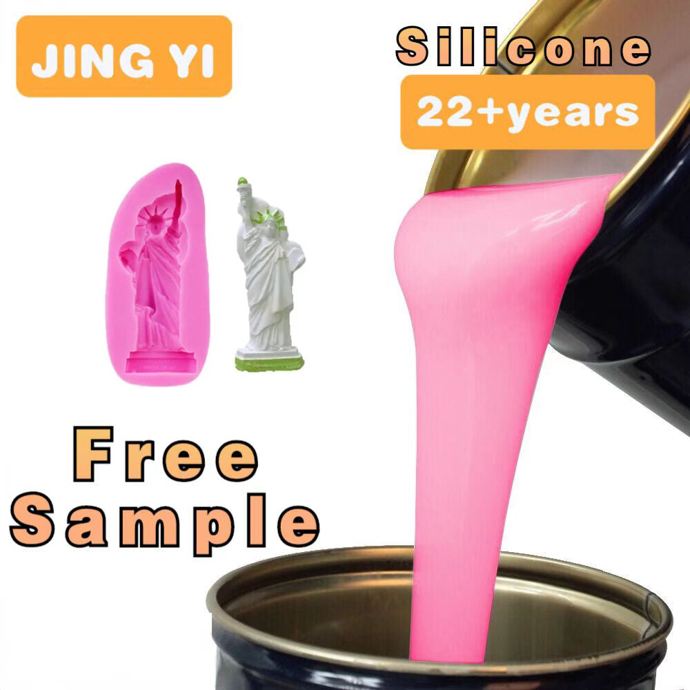 Free Sample Tin Cured Liquid Silicone Rubber for Candle Gypsum Molds Making RTV 2 Silicone Rubber Raw Material