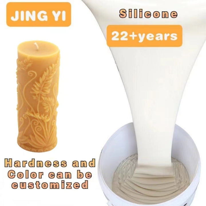 China New Products Free Sample Silicon Mold Making RTV 2 Liquid Silicone Rubber for Candle Mold Low Hardness Silicone Rubber