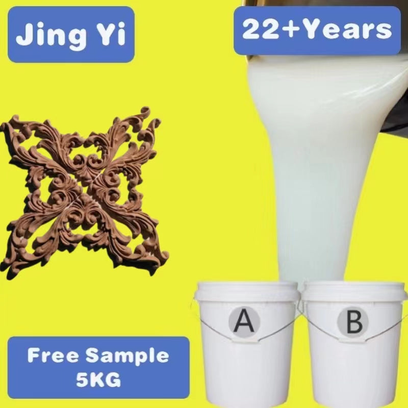 2024 New Free Sample White Liquid Silicone for Making Mold Silicone Raw Material for Artificial Stone Mold