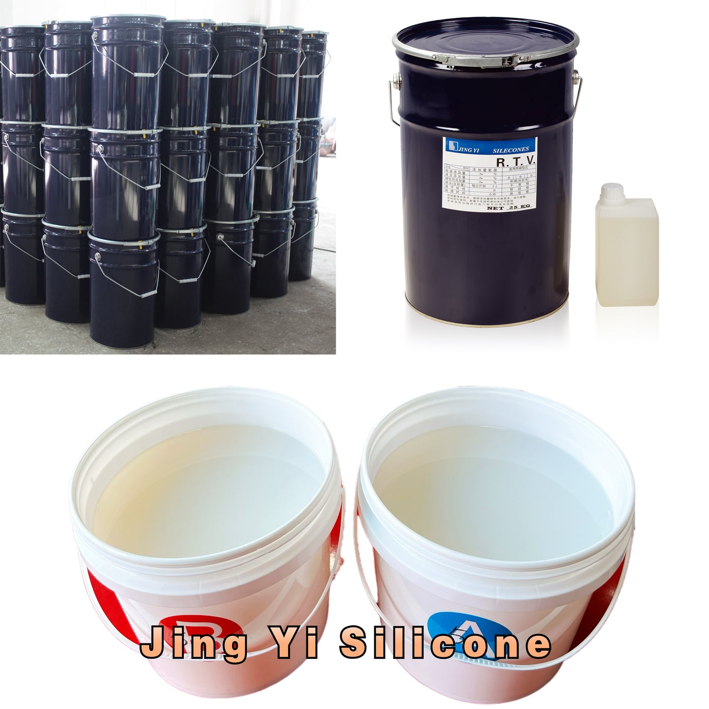 Craft Resin Statue Silicone Rubber Tin Cure Rtv2 Liquid Rubber Make Handicraft Products for Soap Mold Vase Mold