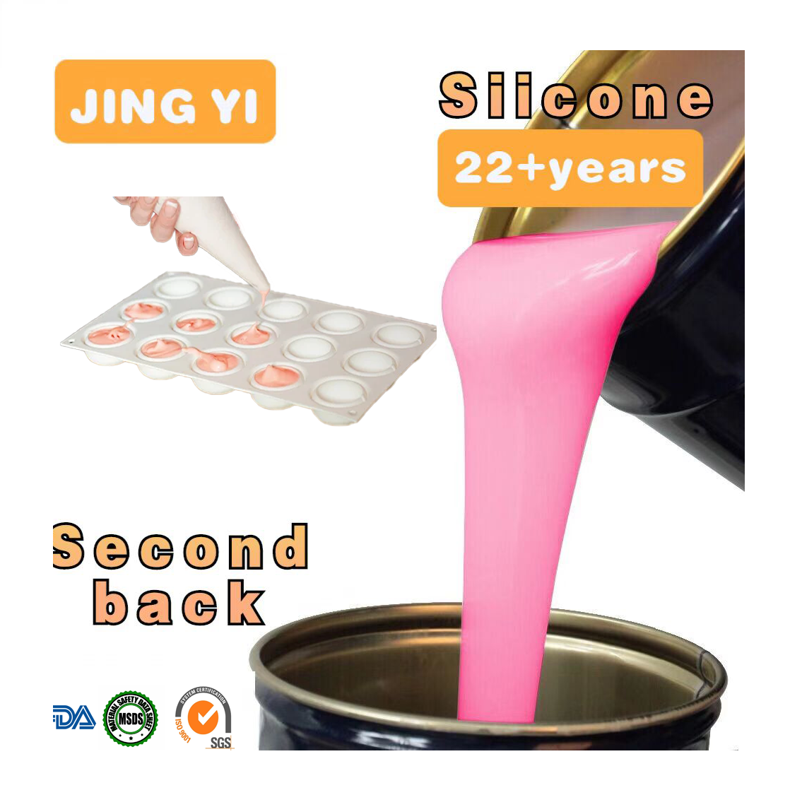 On Sale Non-toxic Food Grade Liquid Silicone Rubber 2 Parts Platinum Cure Silicone Rubber for Chocolate/Molds Making
