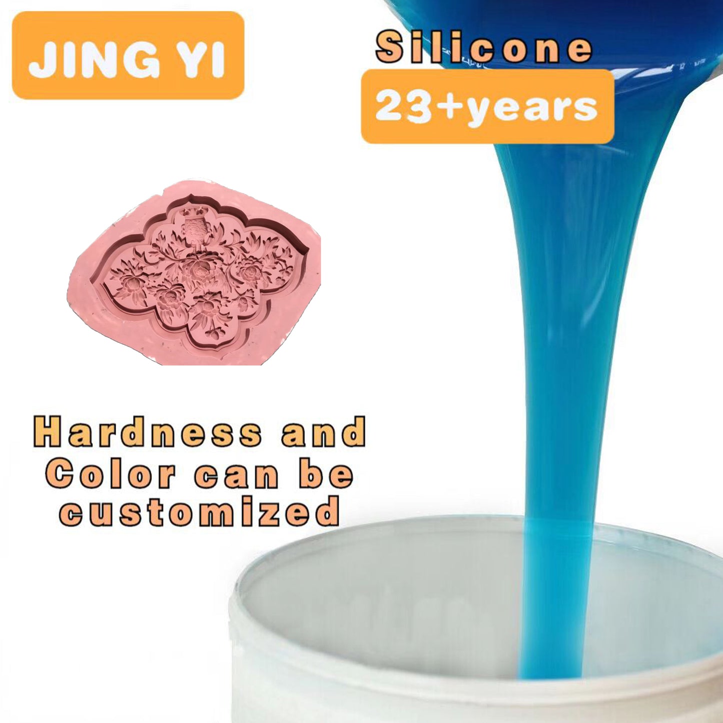Factory Direct Sale RTV-2 Liquid Silicone Rubber for Cement ,Crafting,Sculpture Mold Making Rtv2 Silicone Rubber