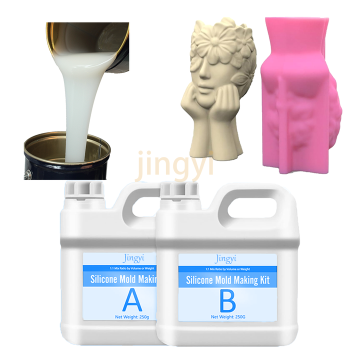 Low Shrinkage Liquid Silicone Rubber for Molding Stone Cement Plaster Statues Clay Concrete Molds Making