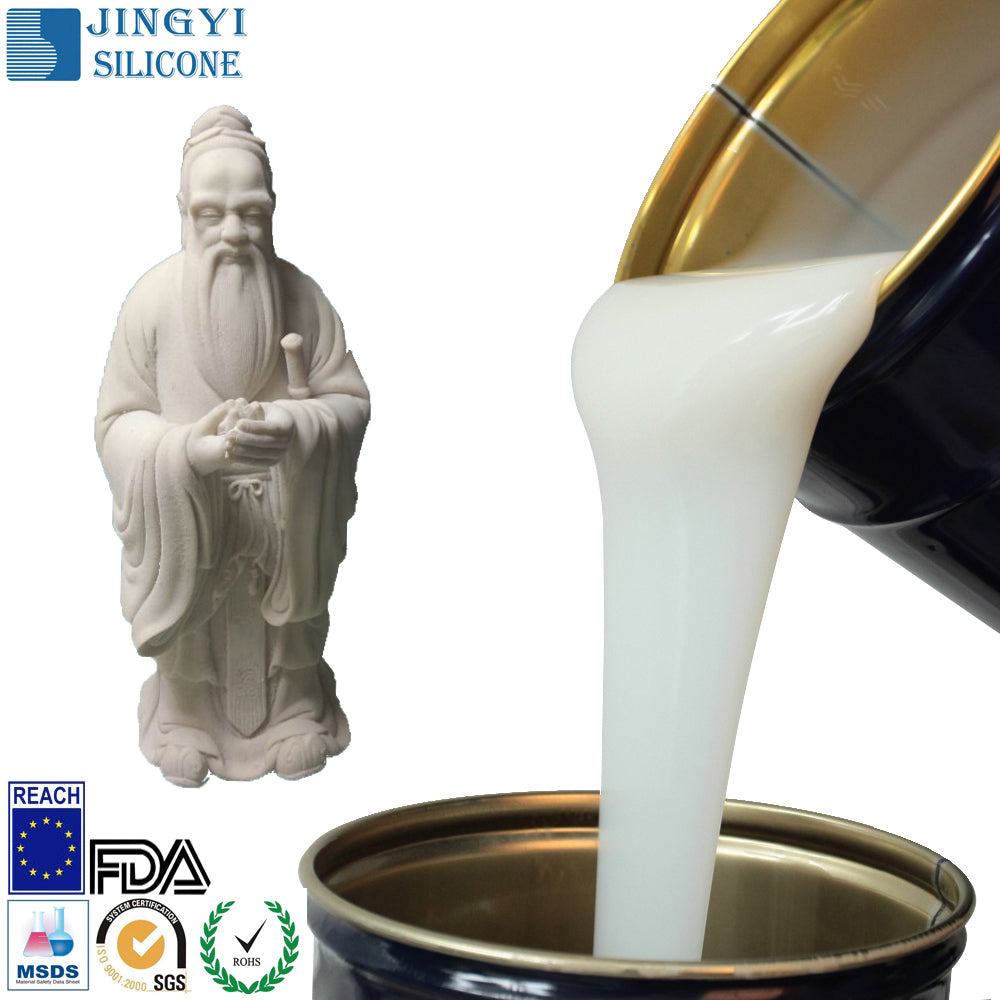 2023 Factory Cheap Industrial Grade 3d Wall Mold Liquid Rubber Silicone for Gypsum Mold Concrete Stone Molds Silicone Rubber