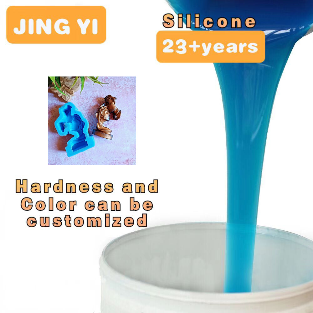 Factory Direct Sale RTV-2 Liquid Silicone Rubber for Small Sculpture Mold Silicone Raw Material for Soap Candle Molds