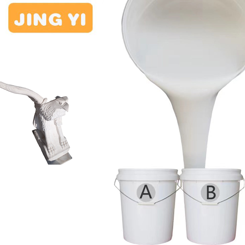 2024 Free Sample Silicone Rubber for Artificial Stone Mold White Liquid Silicone Plaster Concrete Mould
