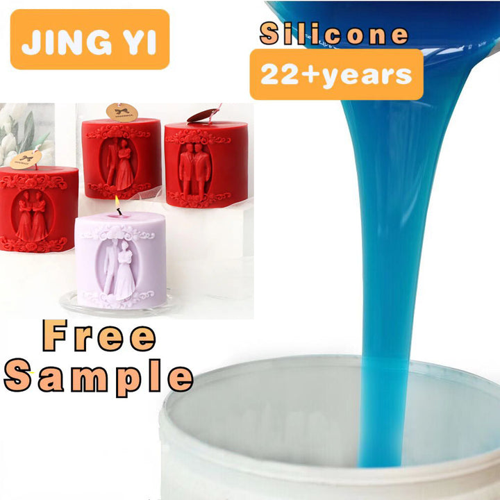 Tin Cured Silicone Rubber RTV 2 Casting Concrete Candle Mold Liquid Silicone Rubber for Molds Moldes De Silicona
