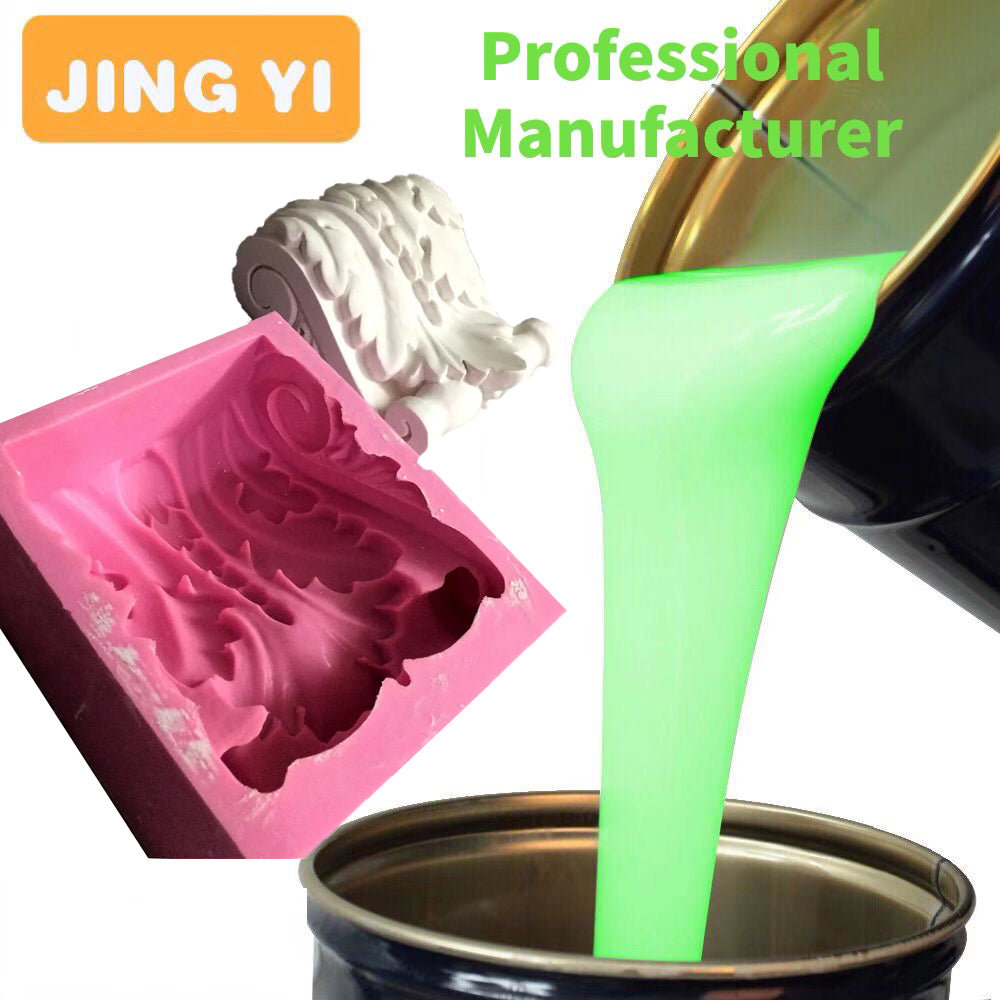 Liquid Rtv Silicone for Gypsum Molds Casting Chinese Factory Fast Delivery Excellent Elongation Liquid Molding Silicone Rubber