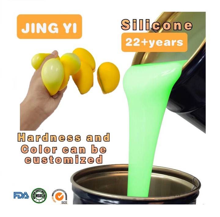 New Trend Soft Silicone Rubber for DIY Stress Relief Toys Eco-Friendly Non-Toxic Liquid Silicone for Squishy Sensory Toys