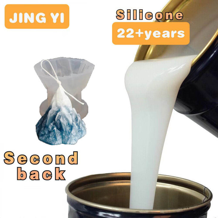 Curing at Room Temperature Transparent Silicone Rubber for Epoxy Resin Casting Mold DIY Craft Candle Mold Rubber Liquid Silicone