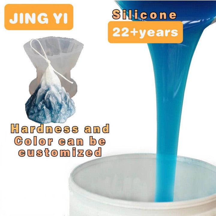 Curing at Room Temperature Transparent Silicone Rubber for Epoxy Resin Casting Mold DIY Craft Candle Mold Rubber Liquid Silicone