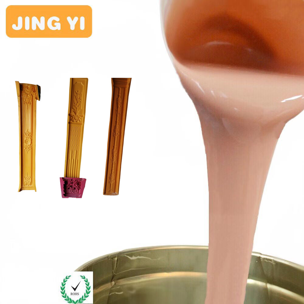 Hot Selling Transparent Liquid Silicone for Ceiling Border 3D Relief Cornice Mold Making 2024 High Quality RTV 2 Silicone Rubber