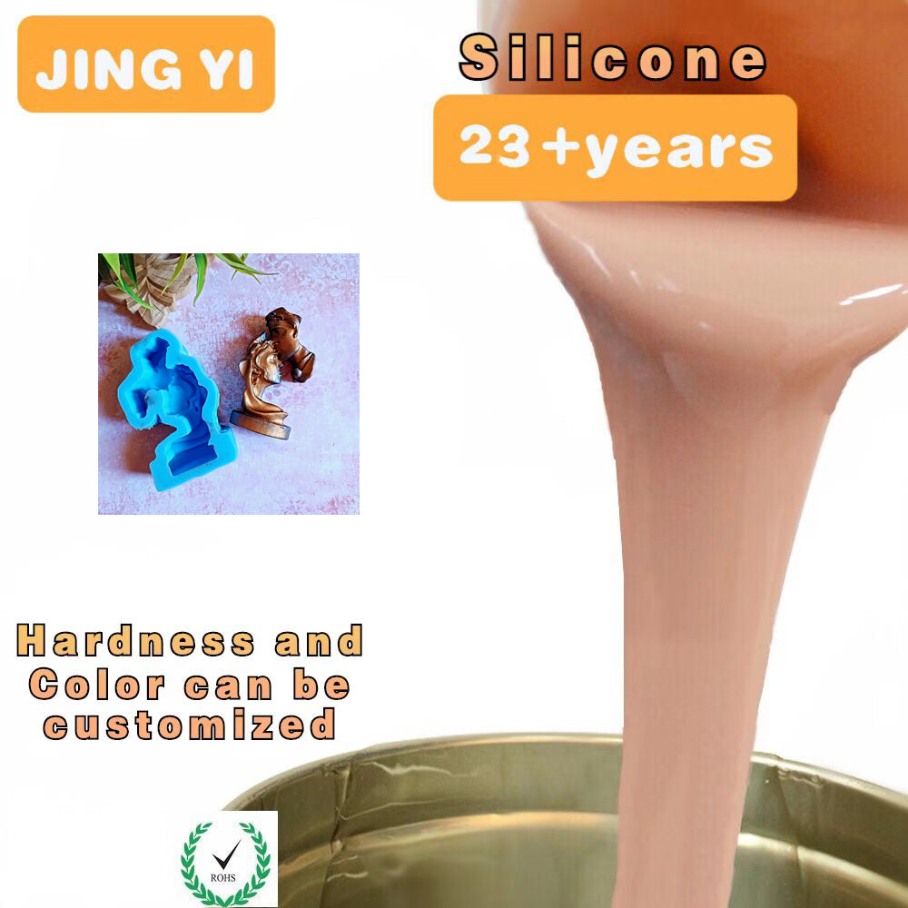 Factory Direct Sale RTV-2 Liquid Silicone Rubber for Small Sculpture Mold Silicone Raw Material for Soap Candle Molds