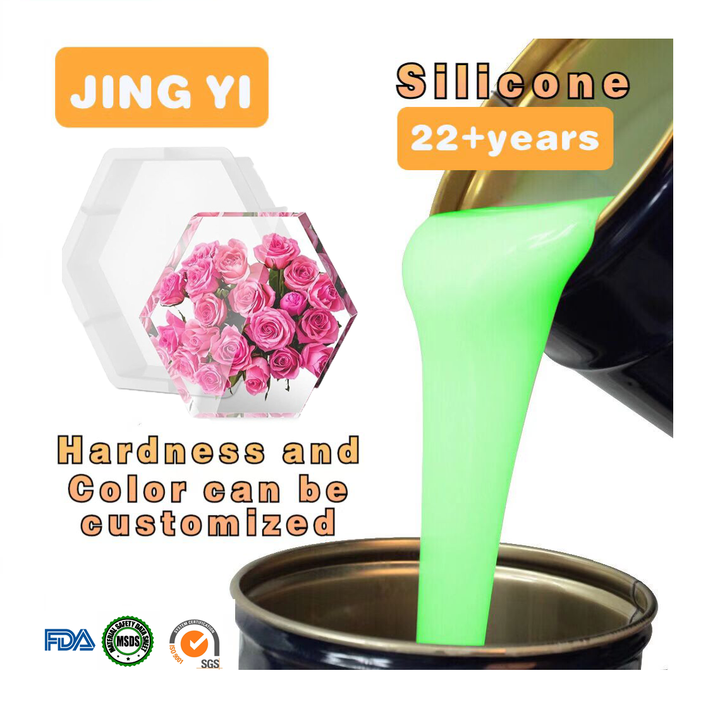 Year End Promotion Raw Material Liquid Silicone Rubber Flower Preservation Art Craft Mold for Resin Natural 3D Dried Flower