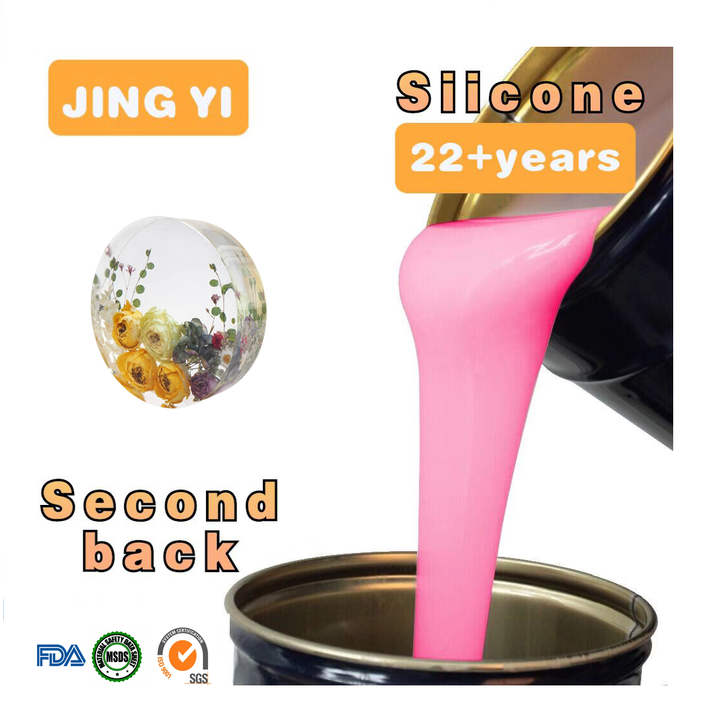 China Wholesale 3D Flowers Peony Rose Raw Material Price Liquid Silicone Rubber Mold for Resin Crafts Mold Making