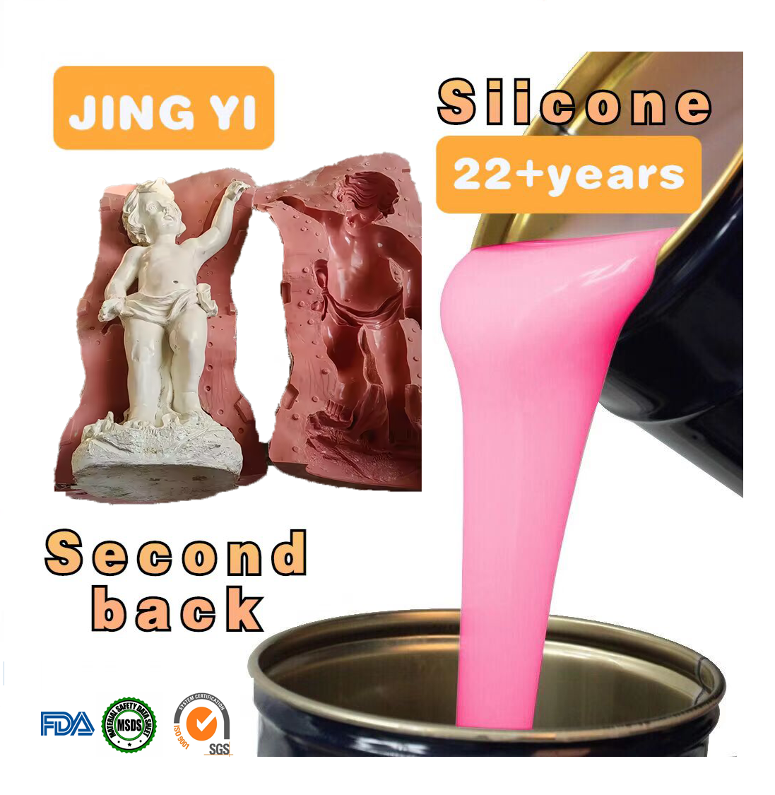 Latest Liquid Silicone Rubber Manufacture for Large Sculpture Statue Mold High Quality Silicone Rubber cement mold