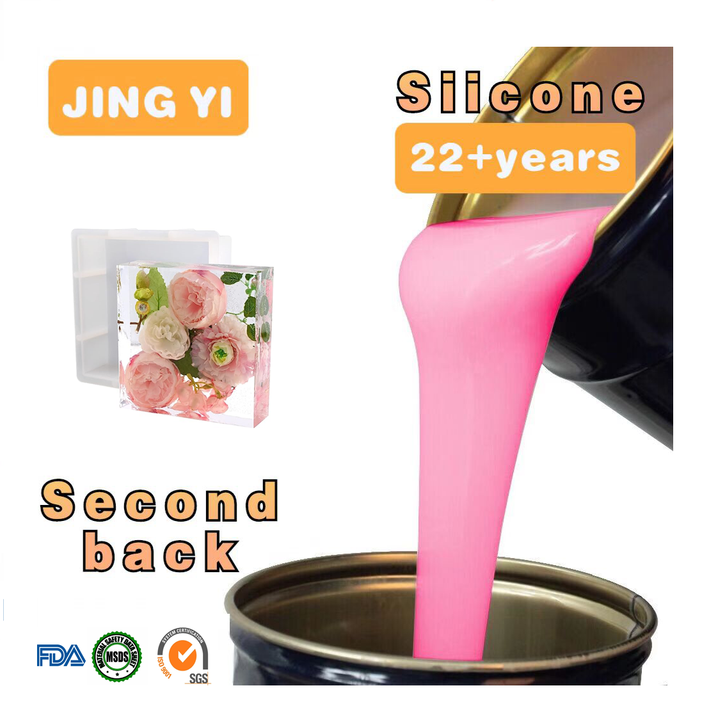 China Wholesale 3D Flowers Peony Rose Raw Material Price Liquid Silicone Rubber Mold for Resin Crafts Mold Making