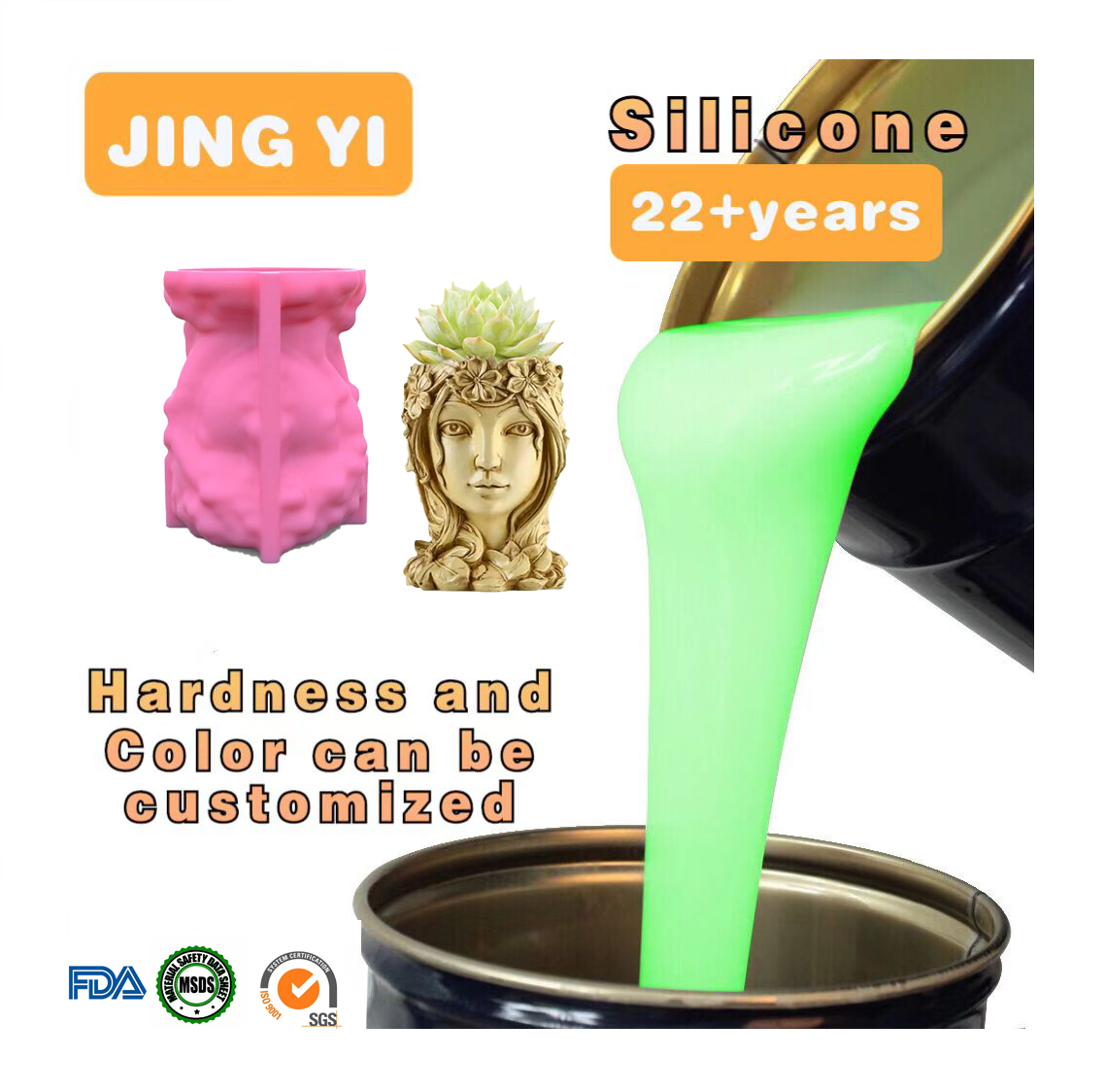 Latest Liquid Silicone Rubber Manufacture for Large Sculpture Statue Mold High Quality Silicone Rubber cement mold