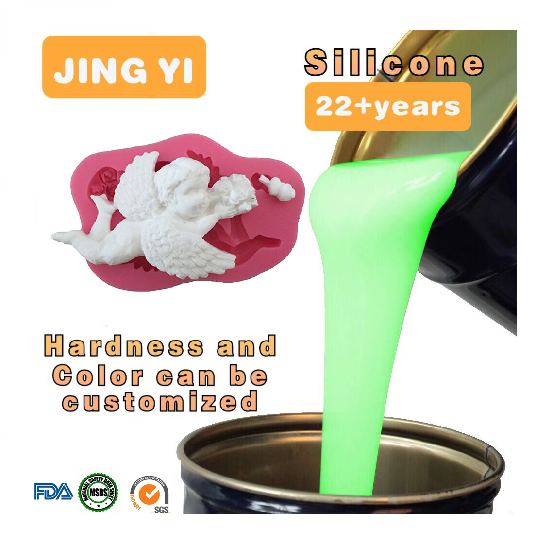 New Discount Silicone Rubber Concrete Mould Making Silicone Cement Mold Stamping Floor Overlay Concrete