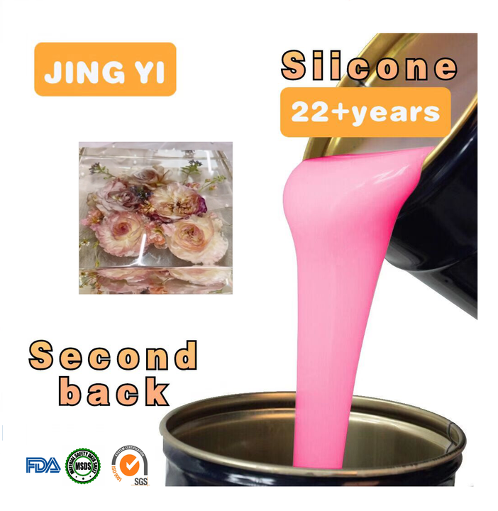 China Wholesale 3D Flowers Peony Rose Raw Material Price Liquid Silicone Rubber Mold for Resin Crafts Mold Making