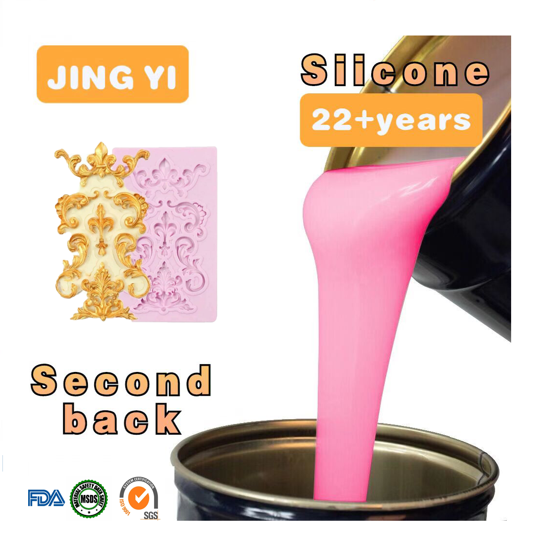 Latest Design Concrete Architectural Artificial Brick Silicone Mold High Tear Resistance Liquid Silicone Rubber for Cement Molds