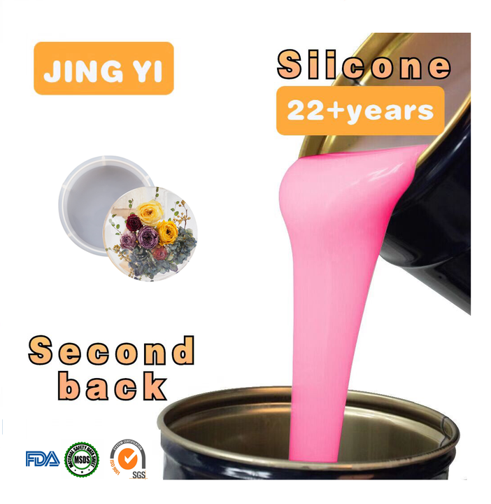 China Wholesale 3D Flowers Peony Rose Raw Material Price Liquid Silicone Rubber Mold for Resin Crafts Mold Making