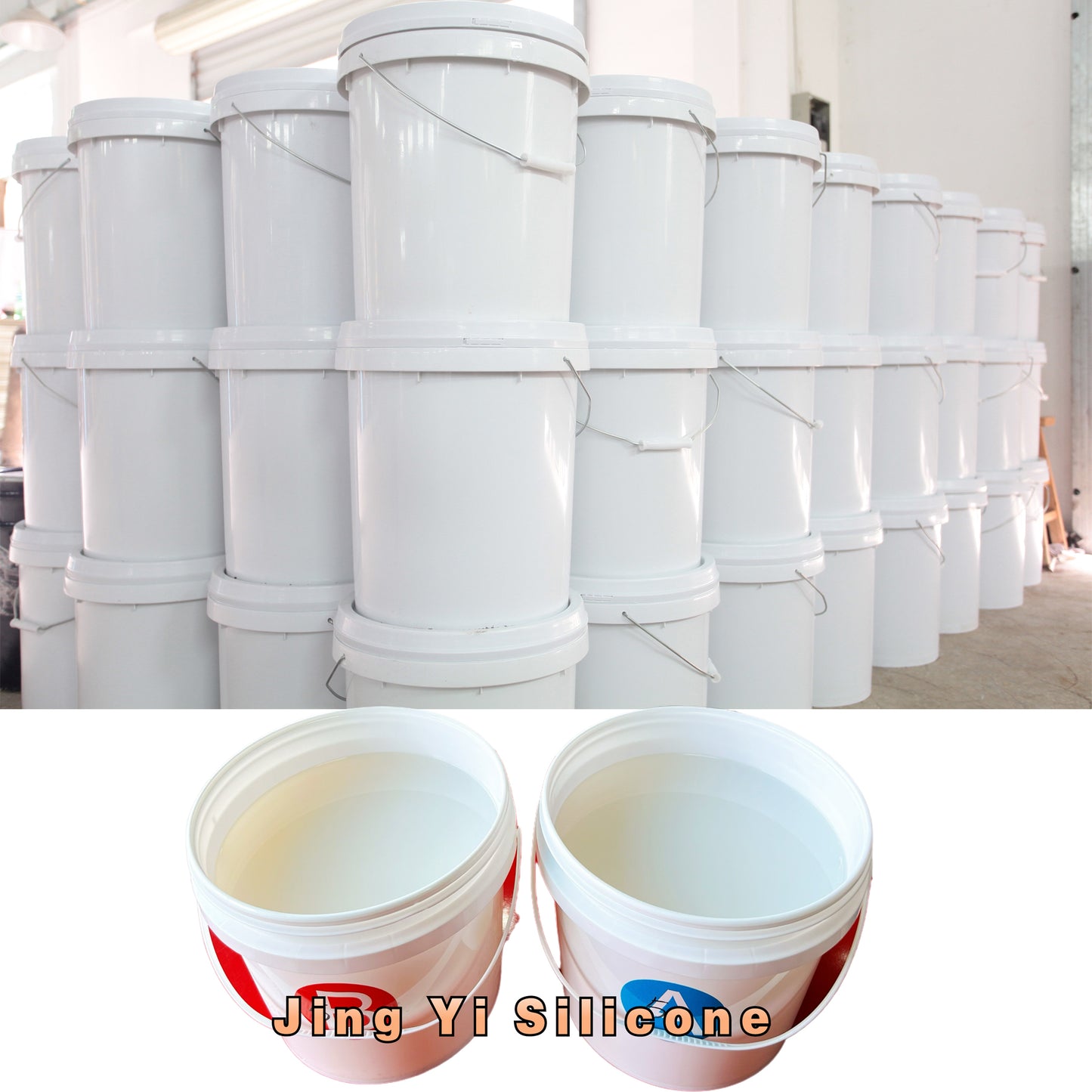 Tin Cured Silicone for 3D Silicone Mold RTV 2 Casting Concrete Product Liquid Silicone for Molding
