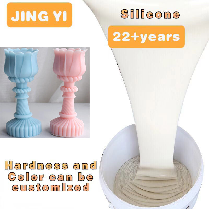 24 Years of Experience Silicone Manufacturer Liquid Silicone for Wax Mold Candle Mold Making Low Viscosity RTV2 Silicone Rubber