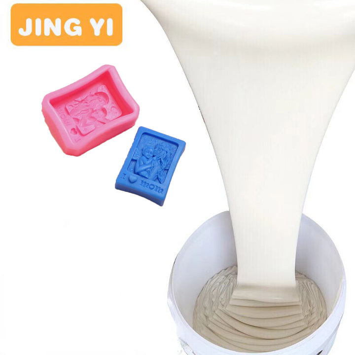 Fast Delivery 10 Shore a Soft White Silicone Rubber Rtv Casting Silicone for Making Candle Mold ,soap Mold