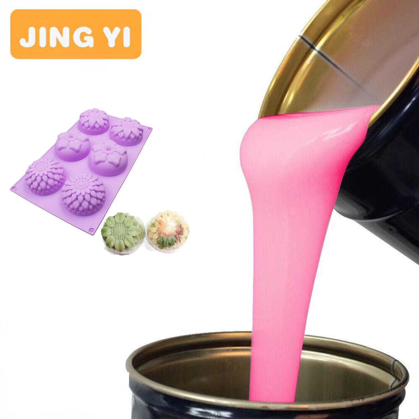 Over 22 Year clear Silicone High Temperature Silicone Addition Cured Food Grade Silicone for Cake Mold