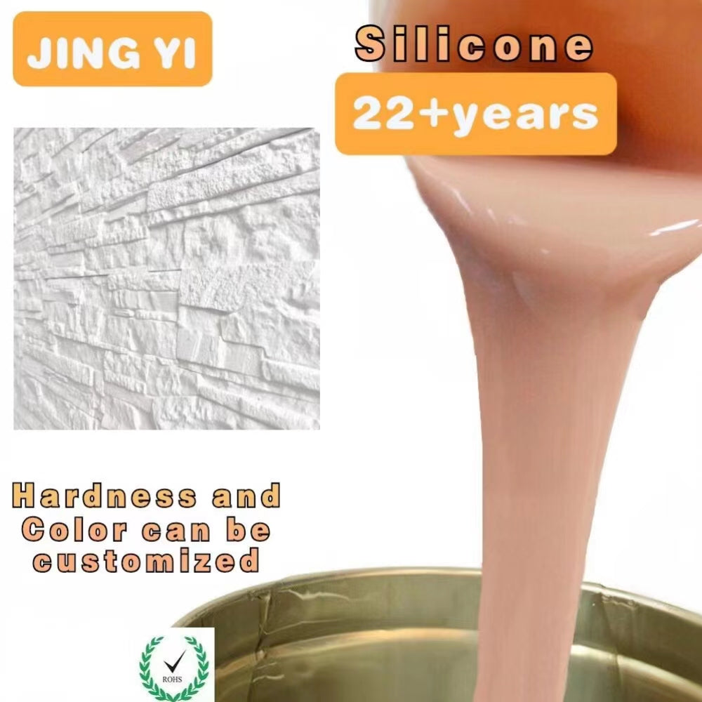 Where to Buy Silicone Rubber Liquid Silicone Stone Mould Veneer Rtv Stamp Concrete Plaster Molds Liquid Silicone Rubber