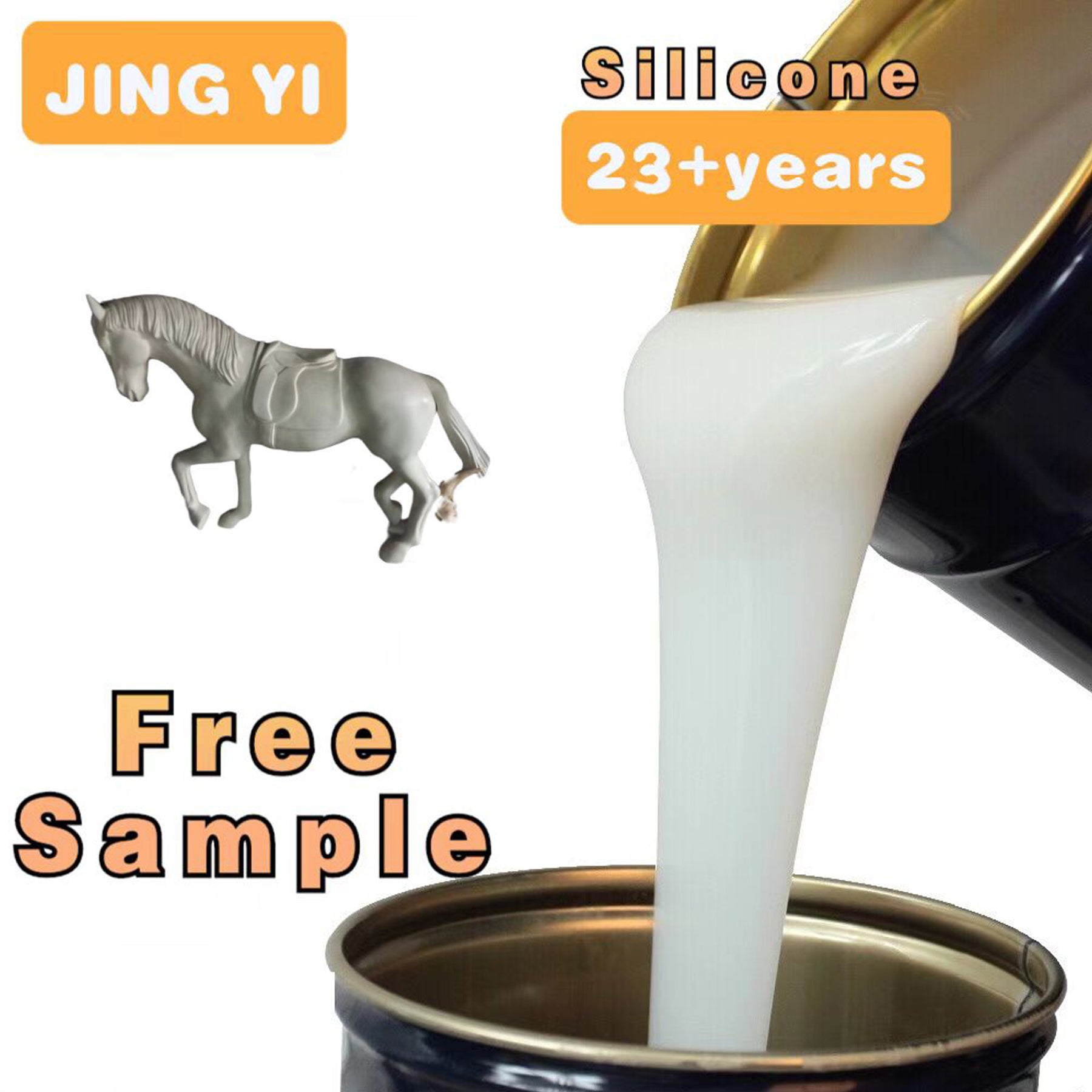Free Sample RTV-2 Liquid Silicone Rubber for Crafting,Sculpture Mold Making Rtv2 Silicone Rubber