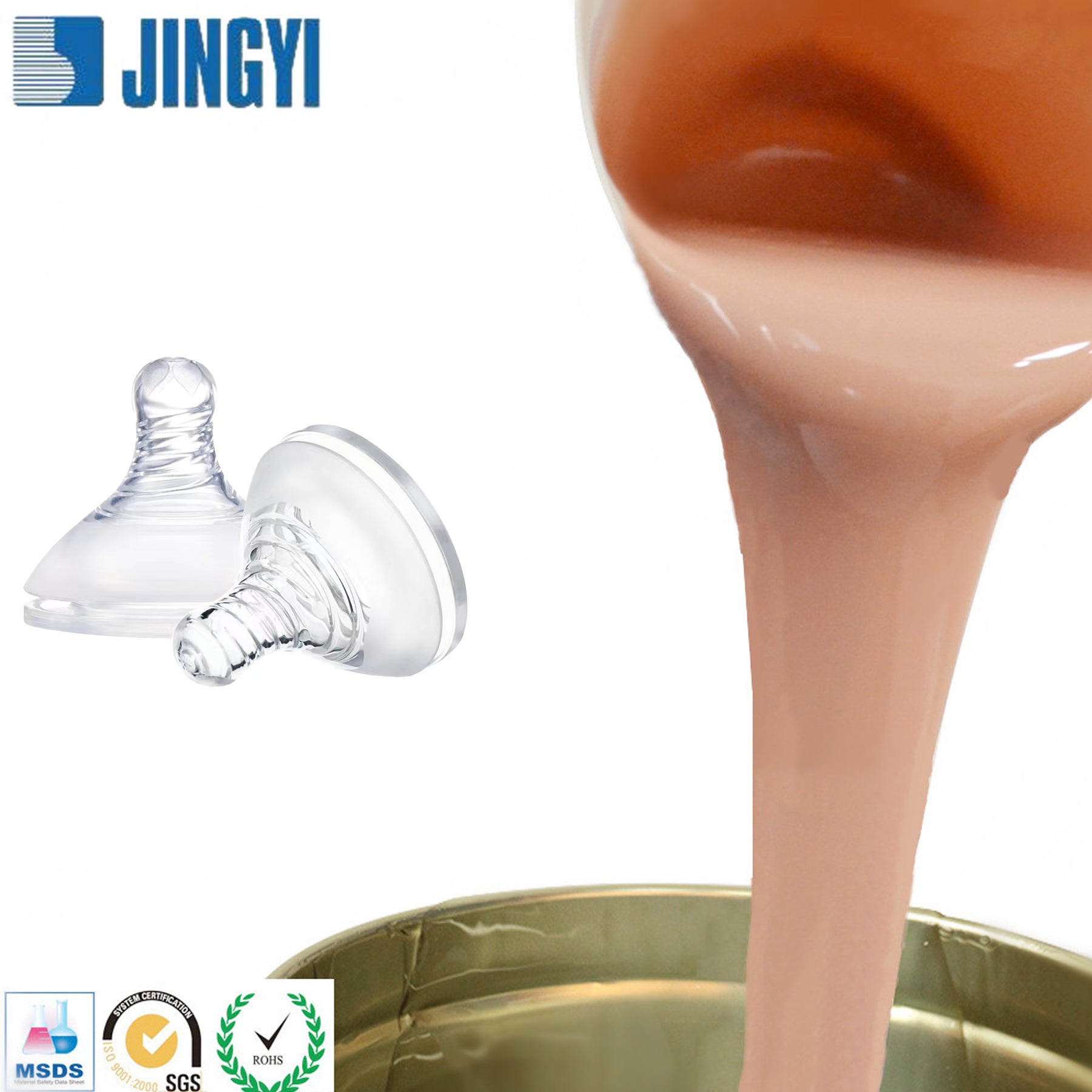 Factory Direct Sales Silicone Rubber for Human Body Mold Making Soft Silicone for Making Pacifier