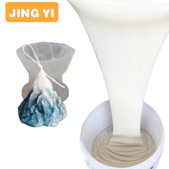 Curing at Room Temperature Transparent Silicone Rubber for Epoxy Resin Casting Mold DIY Craft Candle Mold Rubber Liquid Silicone