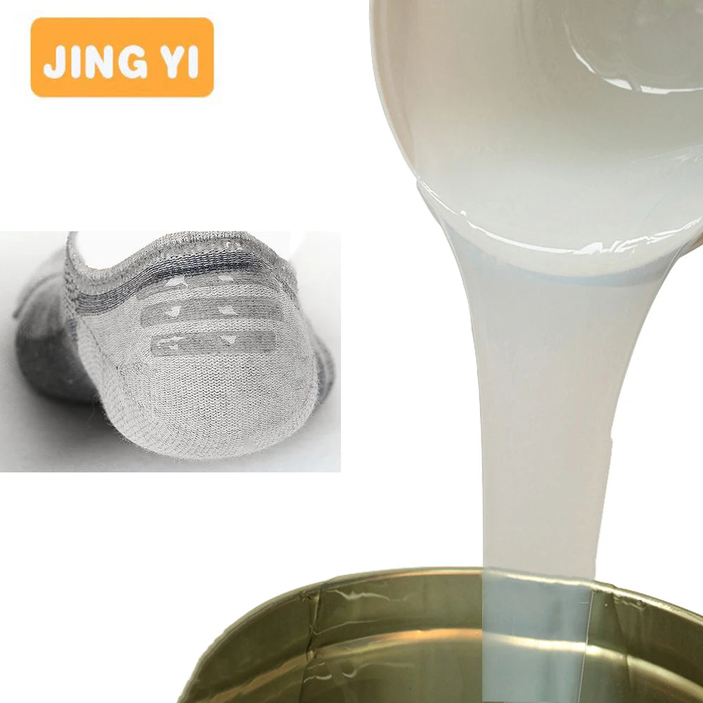 Fast Delivery Best Price Liquid Fabric Silicone Printing for Socks Anti Slip Support to Custom Textile Printing Silicone Rubber