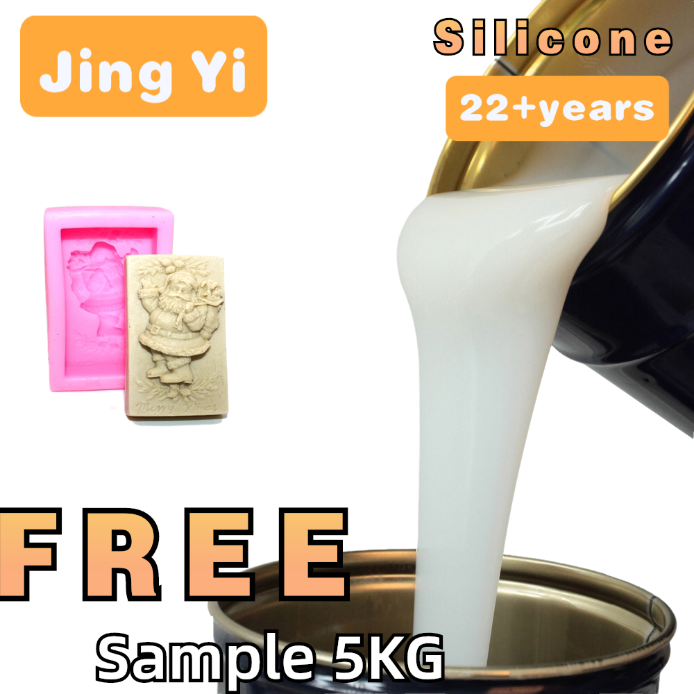 2024 Free Sample Silicone Rubber Transparent Mold Silicone Rubber Make Crafts Rtv2 Liquid Silicone Rubber Raw Material