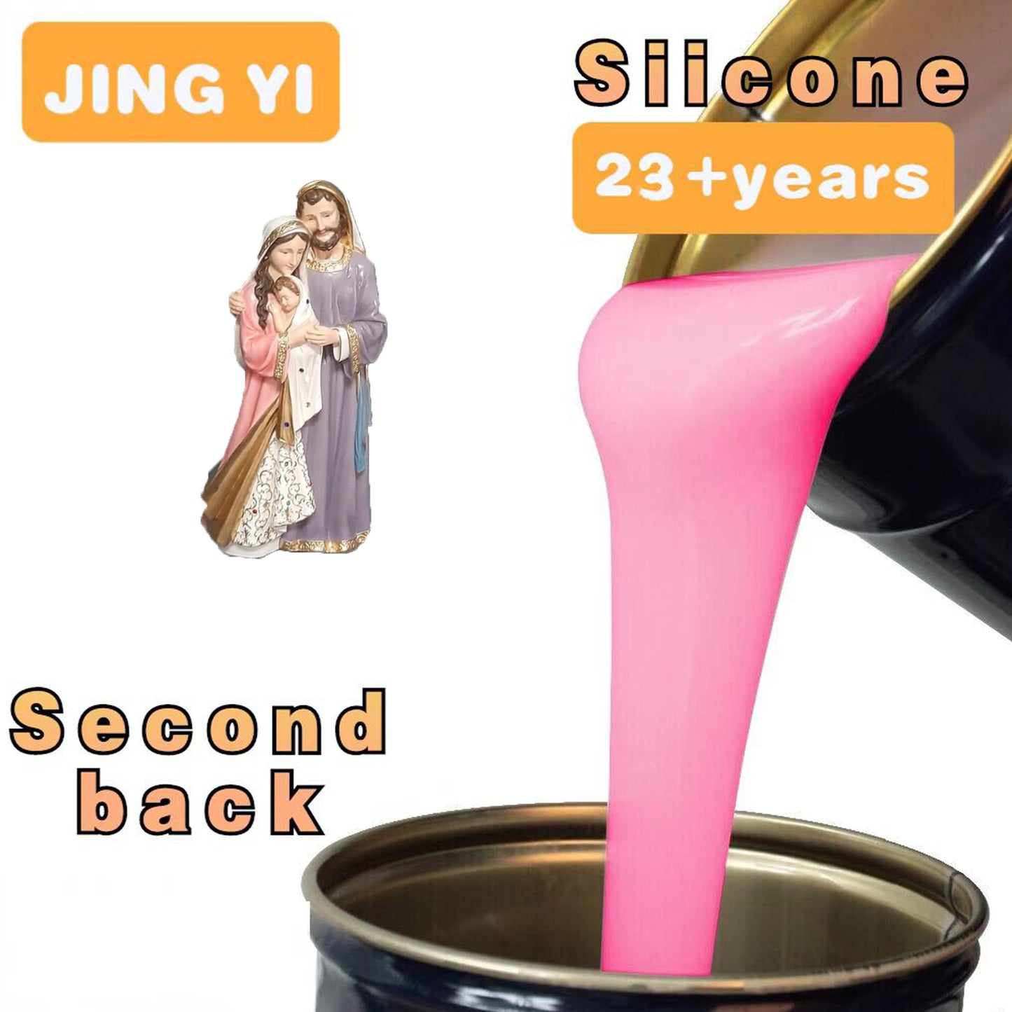 Craft Resin Statue Silicone Rubber Tin Cure Rtv2 Liquid Rubber Make Handicraft Products for Soap Mold Vase Mold