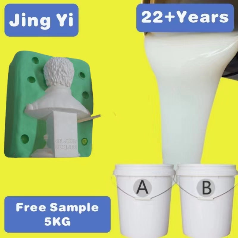 Free Sample Customized Color Liquid Silicone Rubber for Artificial Stone Mold Silicone Rubber for Concrete Plaster Mold