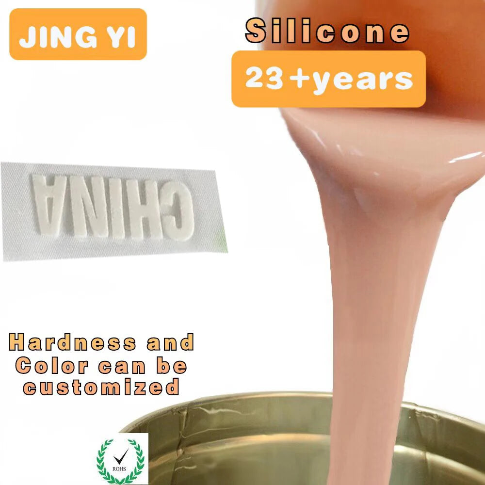 Adequate Stock High Quality RTV 2 Liquid Heat Transfer Silicone for Clothing Labels Factory Sales Embossed Silicone Rubber