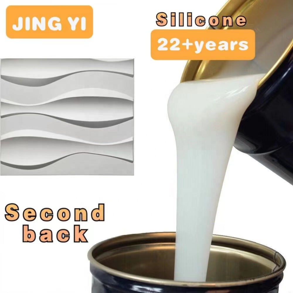2024 Popular Transparent Silicone Liquid Rubber for Ceiling Wall Molds Making Curing at Room Temperature Rtv Silicone