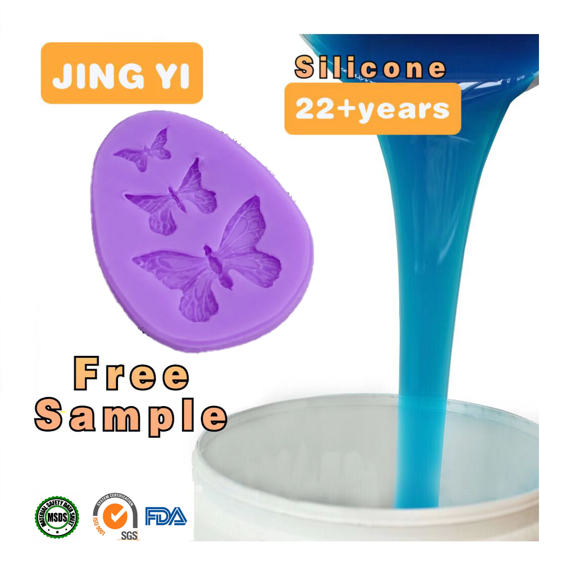 New Material Guaranteed Quality Unique Silicone Resin Molds Liquid Silicone Rubber for Resin Crafts Mold Making Food Grade
